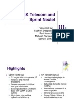 Work Sample - M&A Pitch - SKM Acquisition of Sprint (Pitch To SKM)