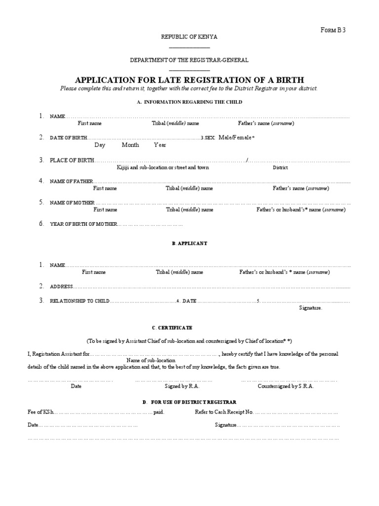 B3 Form | PDF | Government Information | Government
