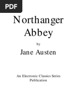 Download Jane Austen Northanger Abbey by Nedim Melki SN154927692 doc pdf