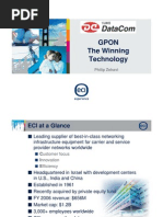 Passive Optical Network of Company ECI