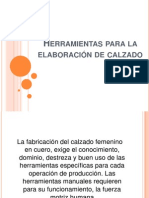 Herramientas para La Elaboracion de Calzado