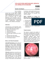 Paediatric Adenoidectomy