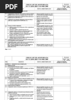 Check List de Auditoria Iso Ts 16949 2002 Rev 00 2