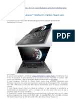 ThinkPad X1 Carbon Touch NÃO TEM PORTA Gigabit ethernet