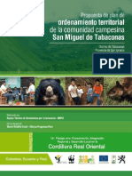 Tabaconas Plan de Ordenamiento Territorial de La Comunidad Campesina San Miguel de Tabaconas - Book