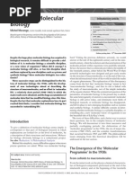 Download History of Molecular BiologyHistory of Molecular BiologypdfHistory of Molecular BiologypdfvHistory of Molecular Biologypdf by Bi Anh SN154964441 doc pdf