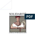 Solidarité: Journal of The Radical Left Vol. 1 No. 1