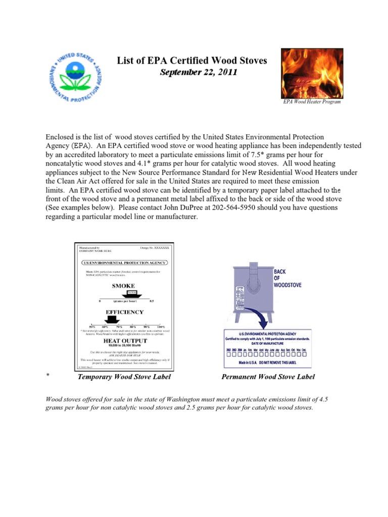 Certified Wood Stoves | PDF | Stove | Fireplace