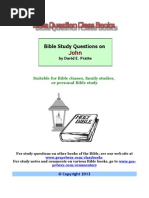 Download David E Pratte - Bible Study Questions on John by fficsori SN154983405 doc pdf