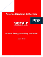 Presidente Ejecutivo de SERVIR