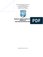 Trabajo Teorico-Practico. Analisis de Estructuras