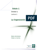 Lectura 1 - La Organización