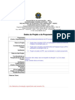 Modelo - Projeto Edital PIBIC e PIBIC AF 2012 2013