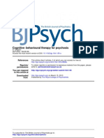 Behavioural Therapy For Psychosis Cognitive: References Reprints