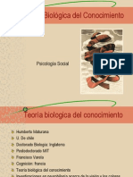 Teoria Biologica Del Conocimiento