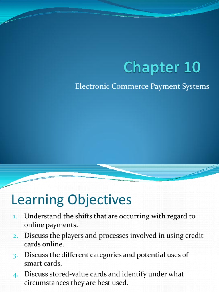 Chapter10 Electronic Commerce Payment Systems 10 | PDF | Smart Card ...