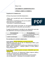 Administração Pública Direta e Indireta