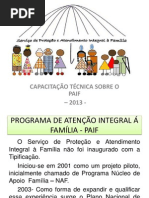 Capacitação PAIF 2013