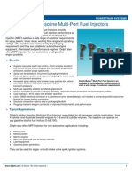 Multec Gasoline Multi Port Fuel Injectors PDF