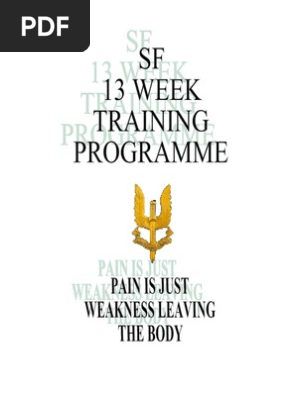 13 Week Special Forces Training Programme Pdf