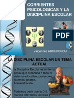 Corrientes Psicologicas y Disciplina