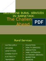 Delivering Rural Services in Karnataka:: The Challenges Ahead
