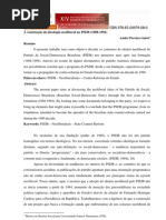 A Construcao Da Ideologia Neoliberal No PSDB_1988-1994