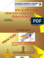 Diapositivas de La Planificaciòn Como Proceso Pedagògico