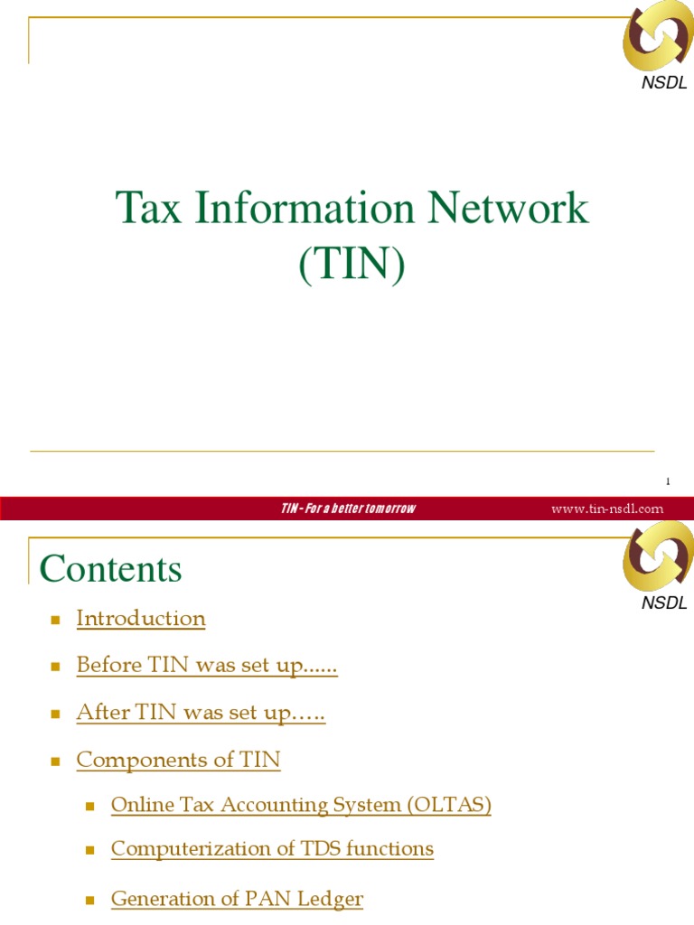 TIN NSDL: E-Payment & TDS Insights | PDF | Tax Refund | Payments