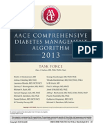 Aace Comprehensive Diabetes Management Algorithm 2013