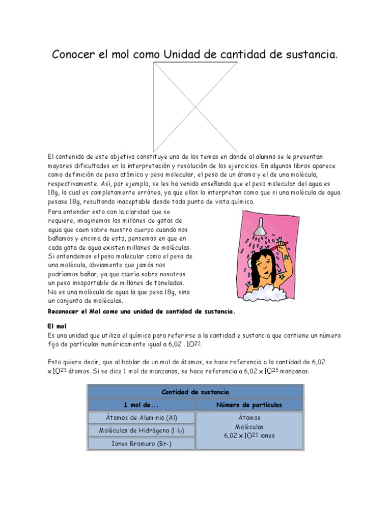 El Mol Como Unidad de Cantidad