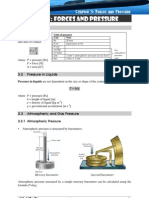 CHAPTER 3 Forces and Pressure 2013