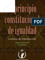 El Principio Constitucional de Igualdad - Mexico 2003 (Miguel Carbonell)