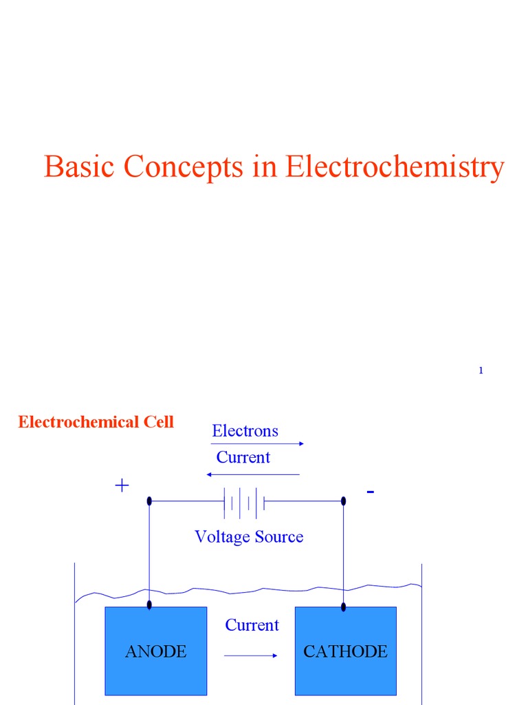 Electrochemistry Basics for Students | PDF | Electrochemistry | Redox