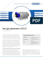 Hot Gas Generator CCS-LT: Technical Data Sheet