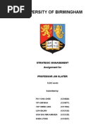 119798975 Group 12 Strategic Management Assignment FINAL COPY