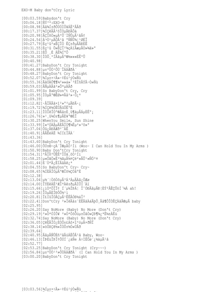 Exo Xoxo Lyrics Entertainment General