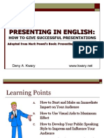 Presenting in English