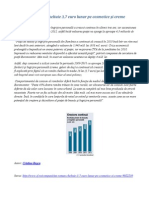 Proiect economie_ Piata cosmeticelor