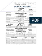 Calendario Academico 2013