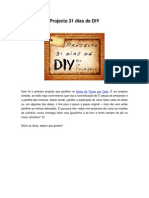 Projecto 31 Dias de DIY PDF