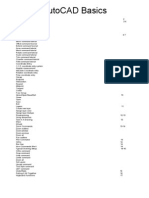 Auto Cad Basics