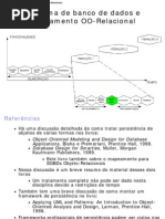 Esquema de Banco de Dados e Mapeamento OO-Relacional