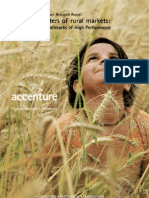 Accenture Masters of Rural Market - The Hallmarks of High Performance