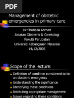 Download Management of obstetric emergencies Y5ppt by Charles Wilson SN155123807 doc pdf