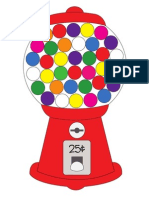 Gumball Machine Printable: Colors