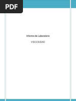 Informe vicosidad