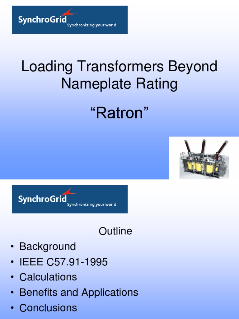Loading Power Transformers Beyond Nameplate Ratings PDF Transformer