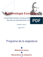 01 y 02 La Logica Del Observador Epistemologia Economica