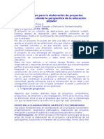 Metodologas Para La Elaboracion de Proyectos